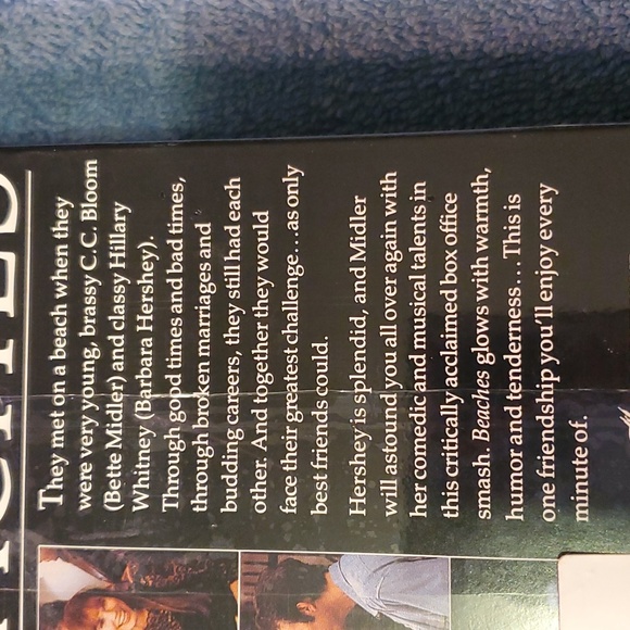 Beaches vhs tape still sealed - Picture 3 of 6